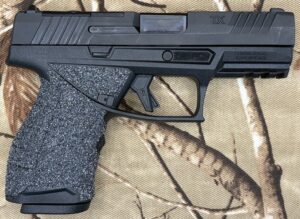 Granulated rubber grip tape overlay for Taurus TX9, TX9 Compact