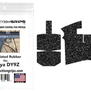 Granulated rubber grip tape overlay kit for Derya DY9Z pistols