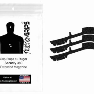 Tractiongrips grip tape for Ruger Security 380 extended magazine 3-pack