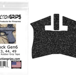 Tractiongrips granulated rubber grip tape for Glock 19 Gen6