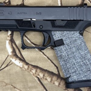 Tractiongrips custom Recon Gray textile grip tape installed on SCT Mfg SCT43 frame
